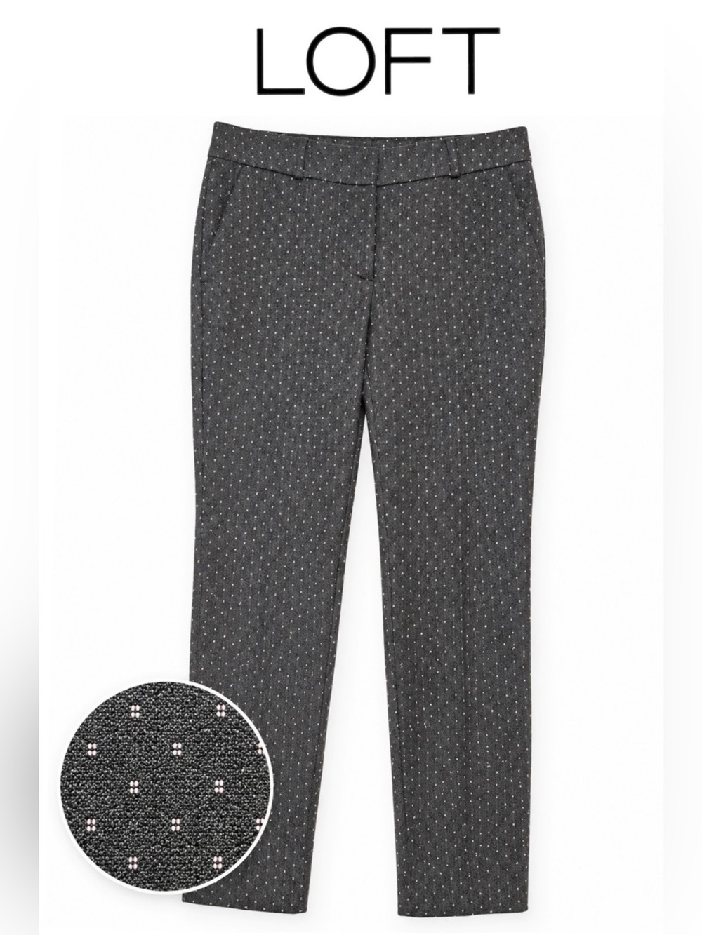 LOFT Marisa Skinny Pants Grey 4